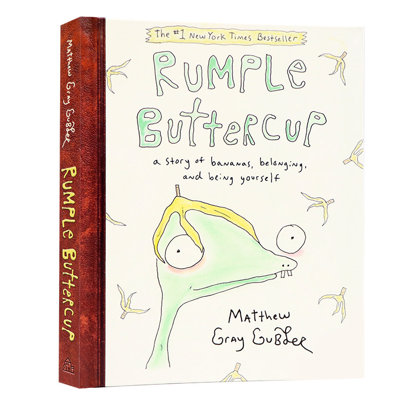香蕉皮 英文原版绘本 rumple buttercup 成人儿童治愈系漫画 纽约时报
