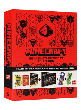 我的世界终极发明家系列盒装 英文原版 Minecraft The Ultimate Inventor’S Collection Gift Box  儿童读物原版书