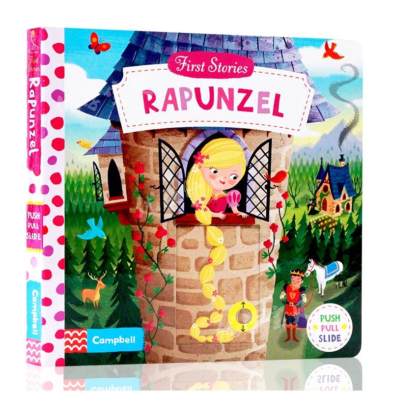 正版英文原版绘本长发公主