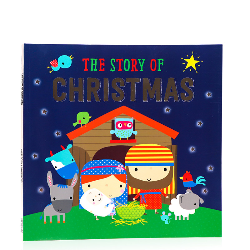 英文原版绘本圣诞节的故事 the story of christmas 圣诞节主题亲子共