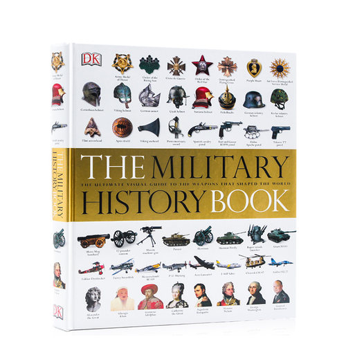 DK军事武器大百科视觉图录 英文原版 The Military History Book  军事历史百科全书 精装 青少年英语阅读 课外读物