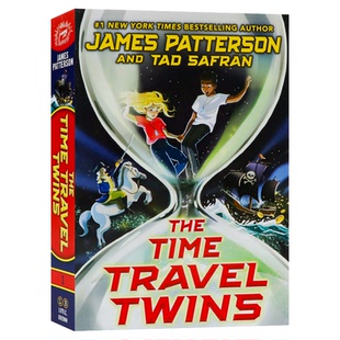 12岁青少年课外科幻小说 英文原版 Twins 时空旅行双胞胎 英语分级阅读蓝思值720L 平装 Time Patterson The Travel James