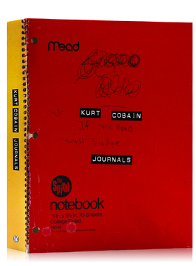 柯特科本日记 Kurt Cobain Journals 英文原版传记 涅槃乐队主唱 柯特亲笔写画 摇滚音乐圣人 朋克音乐 日记手册 手稿图 信件