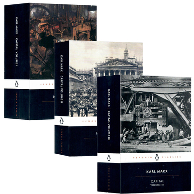 现货 资本论卷一至三 英文原版 Capital Volume I 卡尔马克思资本论1-3 政治经济学批判经济学著作 进口英语书籍平装