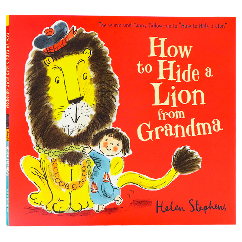 如何瞒着奶奶藏狮子 英文原版绘本 how to hide a lion from grandma