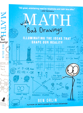欢乐数学 一本充满 烂插画 的快乐数学启蒙书 英文原版 Math with Bad Drawings Ben Orlin 数字与糟糕的图像 Ben Orlin 数学启蒙