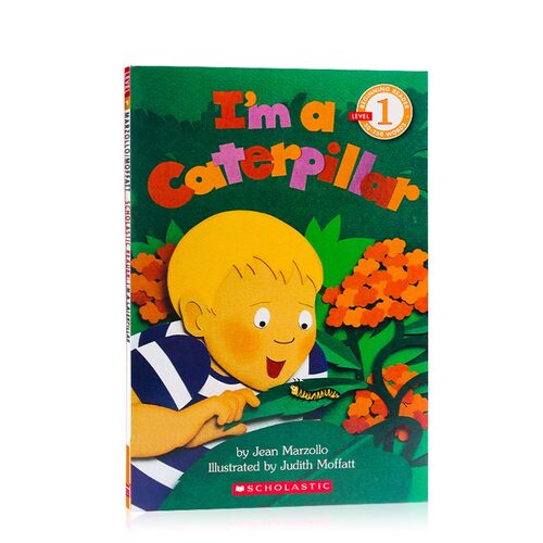 进口英文原版正版 我是毛毛虫 I Am a Caterpillar 廖彩杏书单 Scholastic Reader L1 学乐分级阅读绘本 儿童科普启蒙图画书