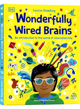 DK百科全书 神奇的大脑 英文原版 Wonderfully Wired Brains 神经多样性指南儿童读物 小学生少儿英语科普百科读物 精装