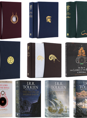 英文原版小说 The Lord of the Rings 指环王魔戒霍比特人托尔金经典影视原著史诗奇幻小说 趣味冒险读物 J .R  R. Tolkien