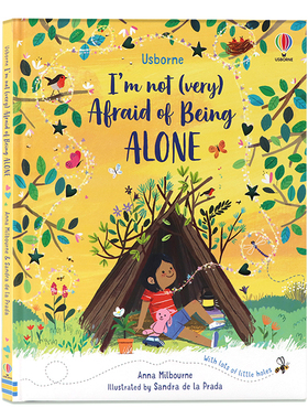 Usborne 并不是非常害怕独处 英文原版 I'm Not (Very) Afraid of Being Alone情商管理 低幼故事绘本 精装 帮助孩子战胜独处恐惧