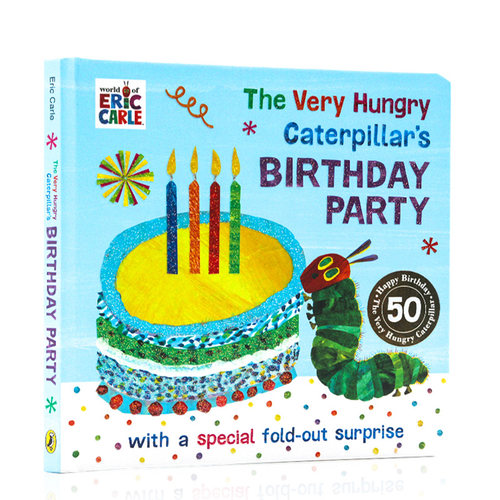进口英文原版正版好饿的毛毛虫的生日派对 The Very Hungry Caterpillar's Birthday Party 英文原版绘本 Eric Carle卡尔爷爷