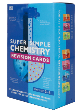 超级简单复习卡 化学 英文原版 Super Simple Chemistry Revision Cards 词卡 巩固学科知识复习卡片 进口书籍 儿童课外读物