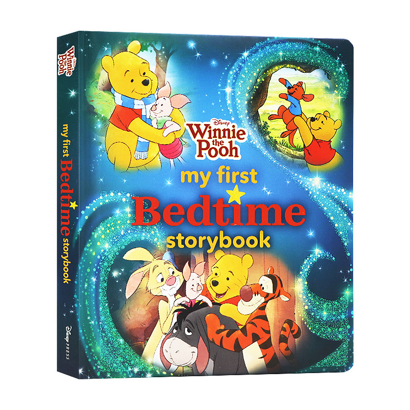 迪士尼小熊维尼 我的睡前故事书 英文原版 Winnie the Pooh My First Bedtime Storybook 六个温馨的睡前故事亲子共读英语启蒙绘本