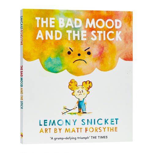 小卷毛的坏心情 英文原版 Bad Mood The Stick 儿童情绪管理绘本  亲子共读 儿童情绪启蒙 雷蒙 斯尼奇 Matthew Forsythe平装
