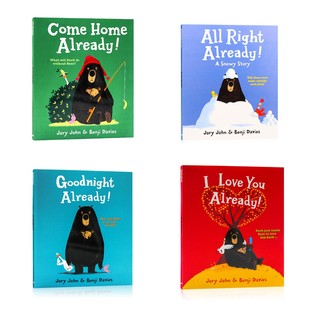 绘本All 获奖名家Benji Right Home你早就该回家了已经说过晚安 Davies名家爆笑绘本 Come 大熊与鸭子系列4册英文原版