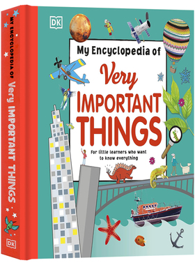 DK那些重要的事英文原版 My Encyclopedia of Very Important Things DK Children 十万个为什么少儿科普百科全书 全彩英文版精装