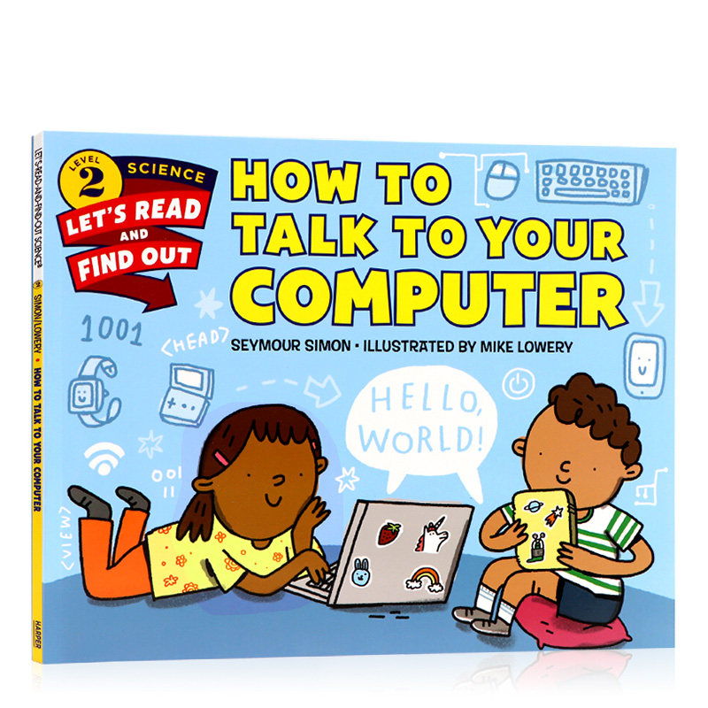 英文原版绘本阅读并发现2阶段 how to talk to your computer如何与你