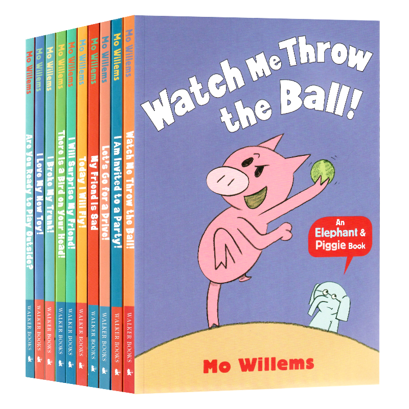 小猪小象10册英文原版绘本