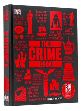 DK人类思想百科系列 犯罪学百科 英文原版 罪案百科 The Crime Book: Big Ideas Simply Explained 犯罪案例解读案例剖析犯罪心理