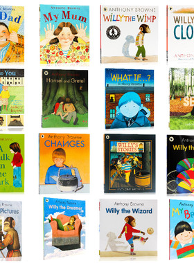 名家Anthony Browne安东尼布朗系列绘本英文原版My Mum My Dad我爸爸我妈妈Willy the Dreamer梦想家威利英语启蒙图画故事书平装