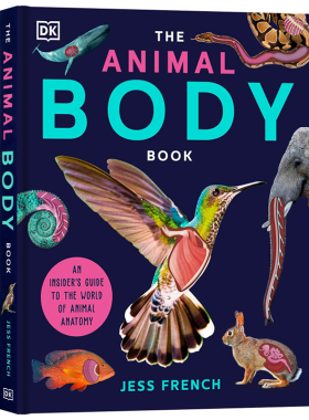 DK出品 动物身体书 The Animal Body Book 英文原版百科全书 中小学生英语课外兴趣阅读全彩精装图解进口英语科普百科全书精装大开