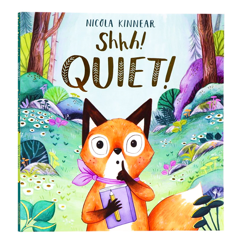 嘘 安静 英文原版绘本 shhh quiet  婴幼儿亲子共读早教图画书 儿童
