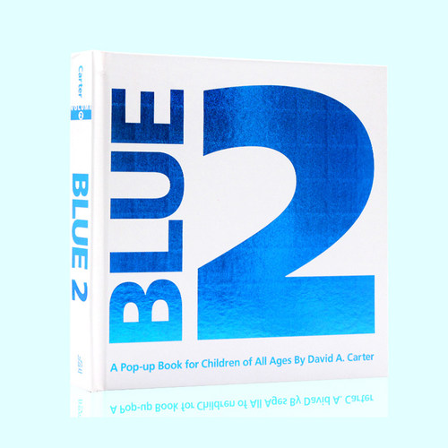 百变蓝2立体书 Blue 2 A Pop-up Book for Children of All Ages 英文原版绘本 David A. Carter 儿童启蒙精装3D立体翻翻书