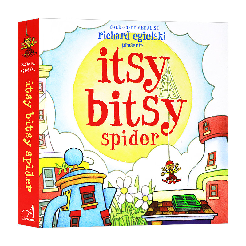 小小蜘蛛立体书 英文原版绘本 Itsy Bitsy Spider 幼儿童英语启蒙童话故事图画书 亲子睡前阅读 精装立体书 进口原版书籍