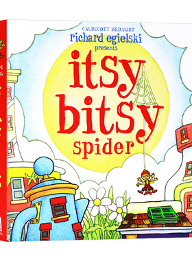小小蜘蛛立体书 英文原版绘本 Itsy Bitsy Spider 幼儿童英语启蒙童话故事图画书 亲子睡前阅读 精装立体书 进口原版书籍
