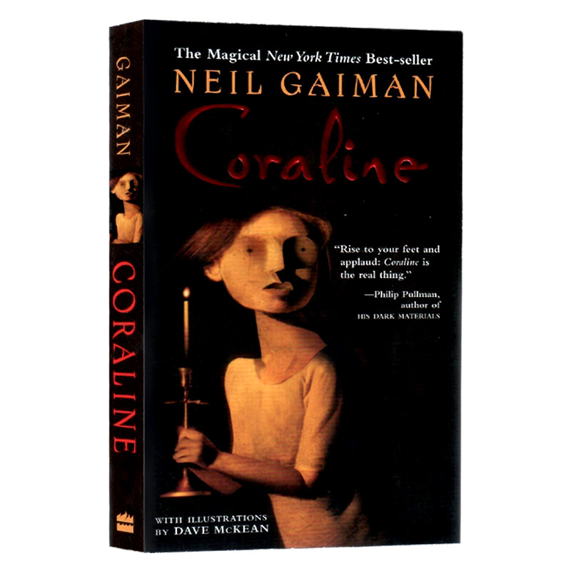 Coraline 鬼妈妈 英文原版 Neil Gaiman尼尔盖曼奇幻小说  同名动画电影原著小说 青少年文学成长故事 悬疑奇幻文学作品