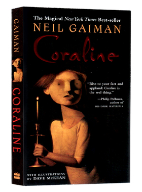 Coraline 鬼妈妈 英文原版 Neil Gaiman尼尔盖曼奇幻小说  同名动画电影原著小说 青少年文学成长故事 悬疑奇幻文学作品