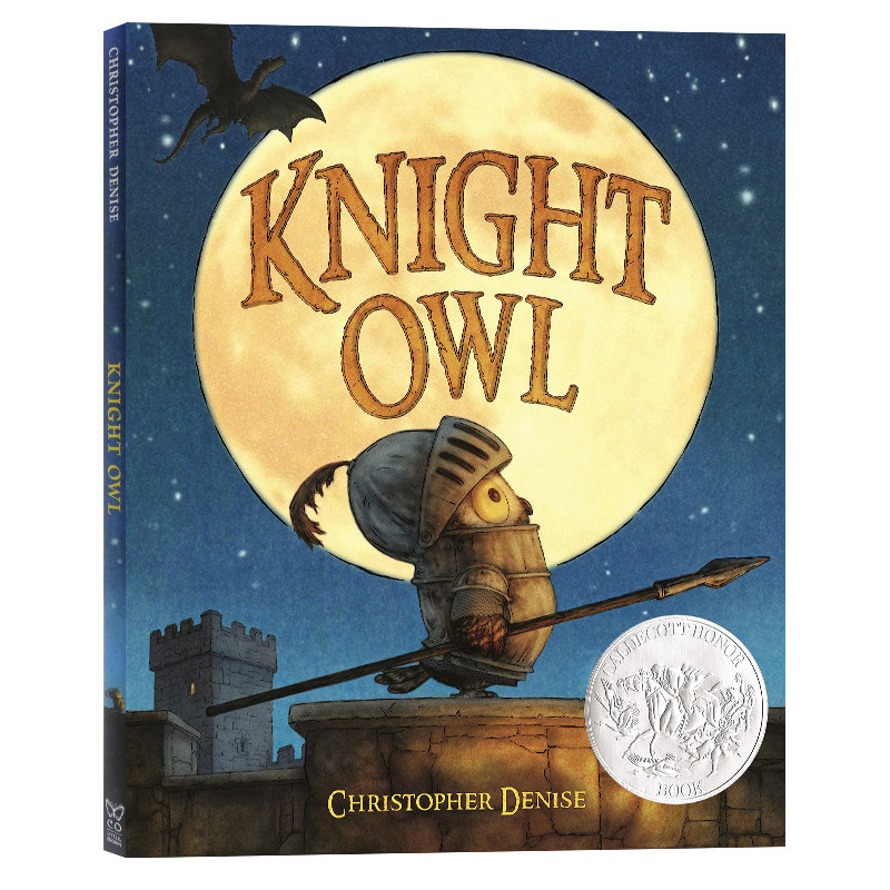 猫头鹰骑士英文原版绘本