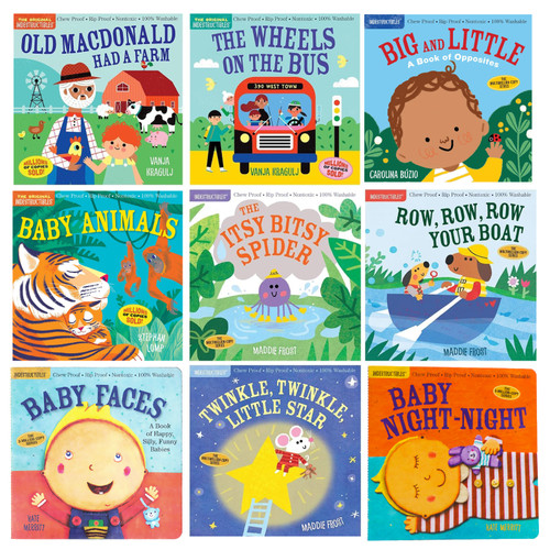 欧美经典童谣咬咬书系列 Indestructibles咬咬书 英文原版绘本 安全无毒可水洗撕不破咬不坏 0-2岁婴幼儿早教启蒙认知亲子互动