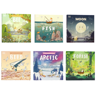 DK科普绘本 Adventures with Finn and Skip Bird Fish Forest Arctic Bee英文原版动植物认知环保主题故事图画书Brendan Kearney