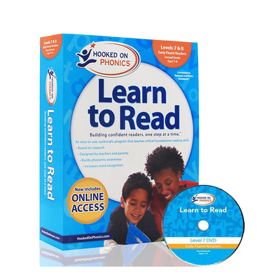 英文原版 自然拼读法 Hooked on Phonics Learn to Read 2nd Grade Ages 7-8 Complete 儿童英语学习
