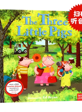 三只小猪英文原版绘本 Fairy Tales The Three Little Pigs 经典童话故事系列亲子共读睡前故事书 儿童语言启蒙英语读物Nosy Crow