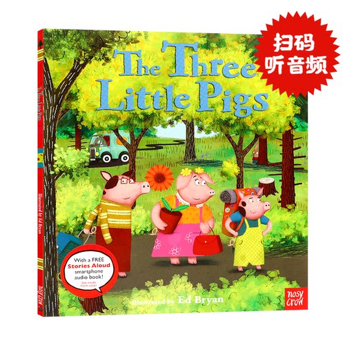 三只小猪英文原版绘本