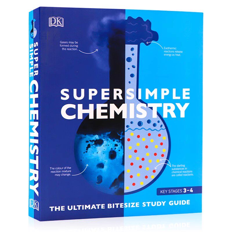 DK化学研究指南 英文原版 SuperSimple Chemistry 儿童英语科普百科读物 青少年课外插画读物化学小实验科学指南 彩图大开本,书籍/杂志/报纸,自然科学类原版书,淘宝优惠券,粉丝福利购,淘宝优惠卷