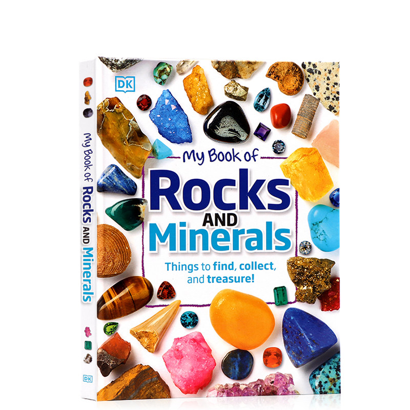 DK 儿童岩石与矿物百科 My Book of Rocks and Minerals  英文原版 青少年科普百科读物 岩石宝石矿物全彩图解指南