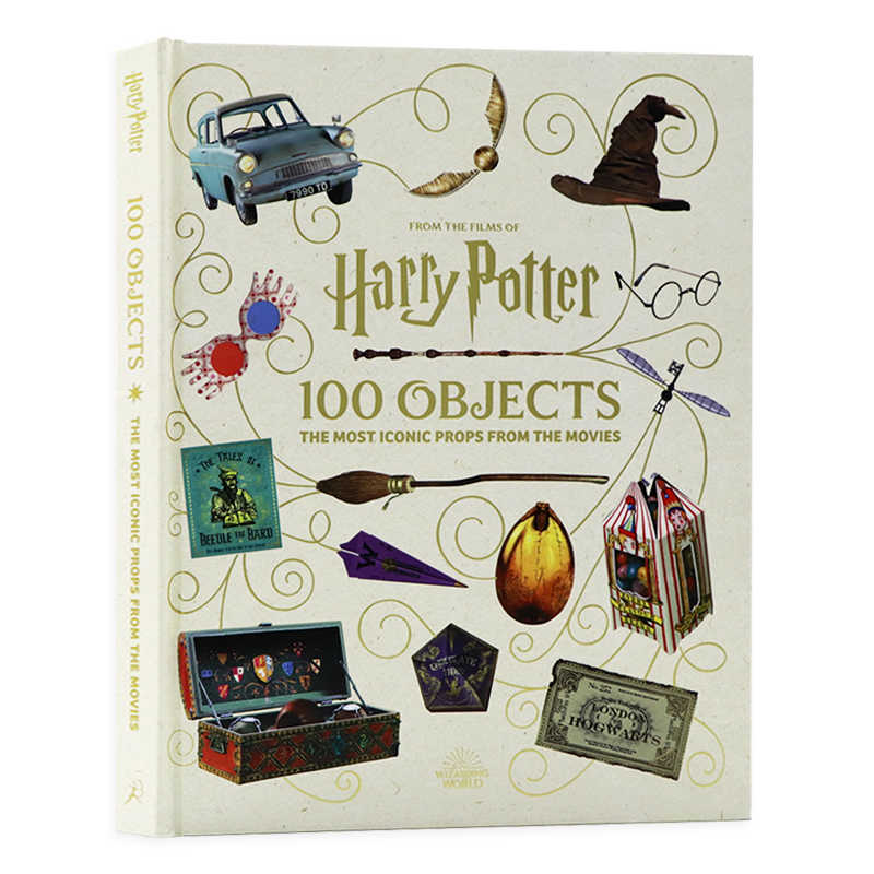 哈利波特100件藏品 老魔杖/隐形斗篷/格兰芬多之剑 英文原版 From The Films Of Harry Potter 100 Objects 电影道具幕后故事