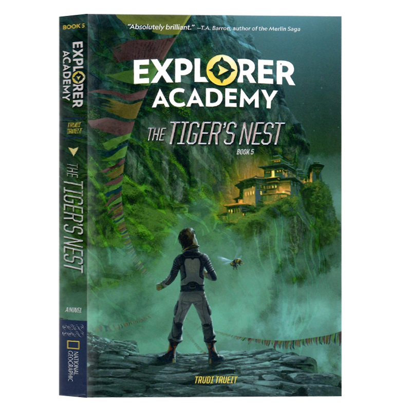 探险家学院系列第5册虎穴  Explorer Academy The Tiger's Nest 5 英文原版小说儿童桥梁章节小说青少年冒险主题 美国国家地理出版