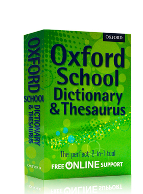 进口英文原版正版牛津小学高年级学生词典/同义词辞典Oxford School Dictionary & Thesaurus  牛津英英词典 学生英语工具书