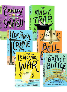 柠檬水战争系列6册套装英文原版 The Lemonade War The Lemonade Crime 神秘失踪的钱谁偷了大笨钟儿童理财经济悬疑小说进口书籍