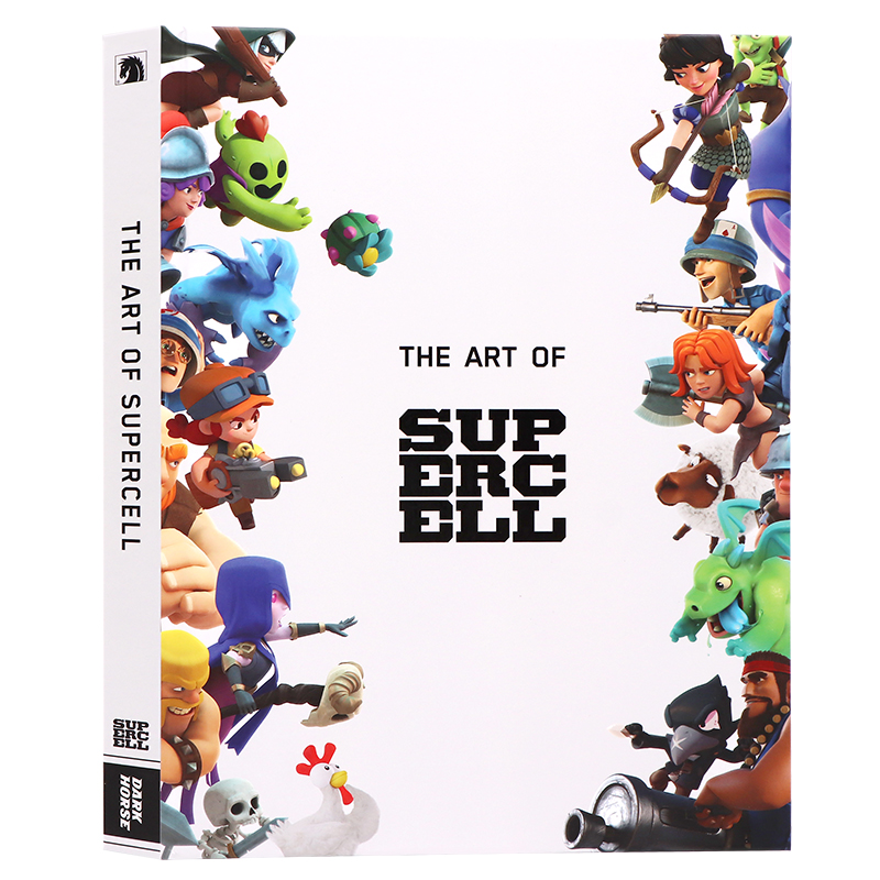 现货超级细胞工作室游戏艺术设定集10周年纪念版英文原版 The Art of Supercell 10th Anniversary Edition精装-封面