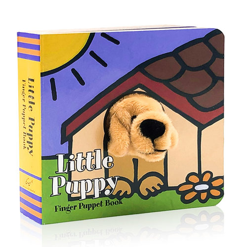 进口英文原版正版 Little Puppy: Finger Puppet Book 手指偶书 亲子共读 儿童启蒙绘本