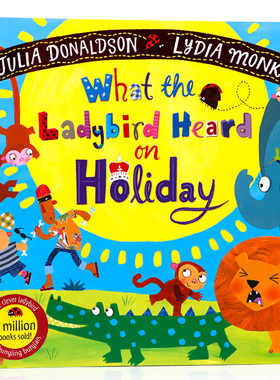 进口英文原版绘本What the Ladybird Heard on Holiday小瓢虫在度假时听见了什么小瓢虫听故事系列Julia Donaldson朱莉娅唐纳森