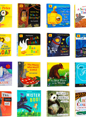 名家Petr Horacek系列 英文原版绘本 海底世界/阿布先生/一起去发现太空/贪婪的山羊洞洞书 操作纸板书 色彩天气认知儿童英语启蒙