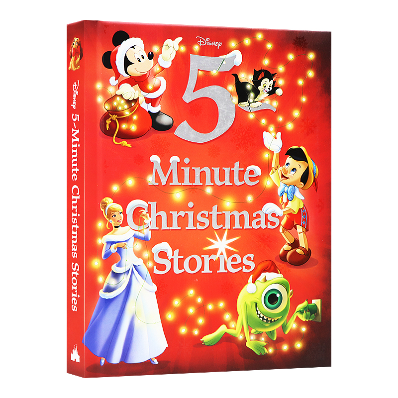 迪士尼 圣诞五分钟故事集 英文原版 Disney 5-Minute Christmas Stories 儿童英语绘本亲子阅读书籍 经典迪士尼卡通人物 4-8岁