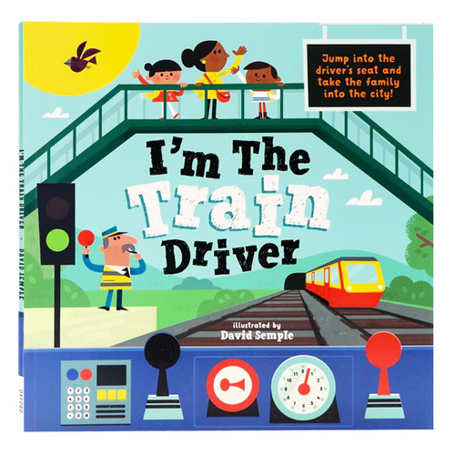 我是火车司机英文原版绘本