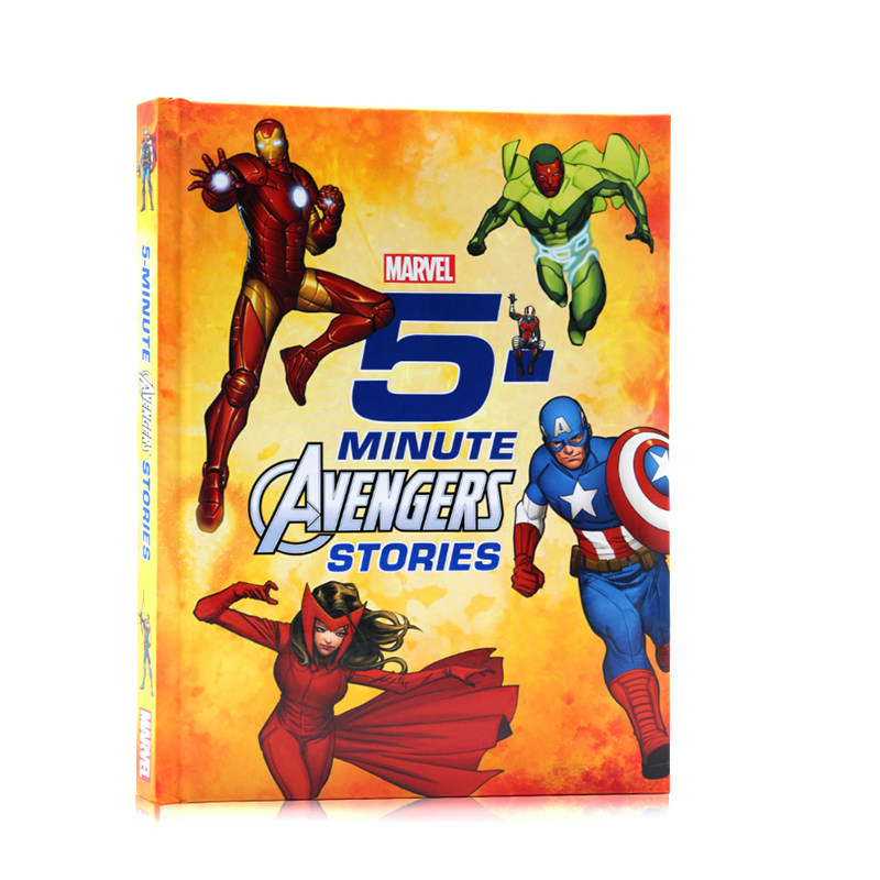 联盟故事集12个故事合集5-minute avengers stories英文原版绘本stan